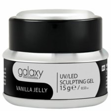 Gradivni gel za nadogradnju noktiju GALAXY UV/LED Vanilla Jelly 15g